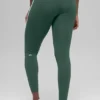 Airbrush High-Waist Race Pace 7/8 Leggings – Clover Green/Weiß