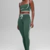 Airbrush High-Waist Race Pace 7/8 Leggings – Clover Green/Weiß