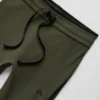 Airbrush High-Waist Race Pace Capri – Olivgrün/Schwarz