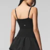 Airbrush Love Match Tenniskleid – Schwarz