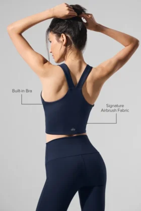 Airbrush Real Bra Top – Navy