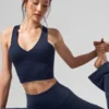 Airbrush Real Bra Top – Navy