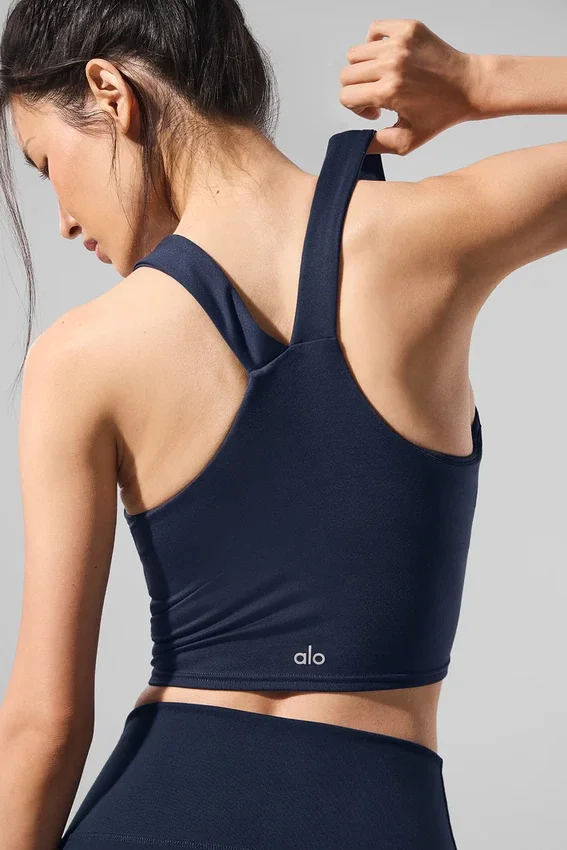 Airbrush Real Bra Top – Navy