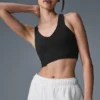 Airbrush Real Bra Top – Schwarz