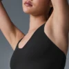 Airbrush Real Bra Top – Schwarz