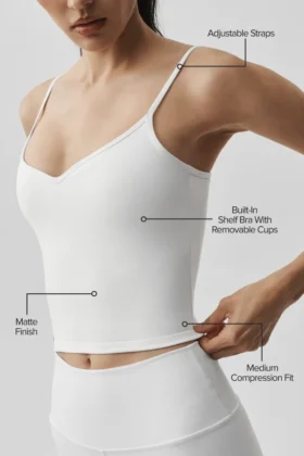 Airbrush Refined BH-Tanktop – Weiß