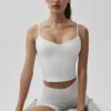 Airbrush Refined BH-Tanktop – Weiß