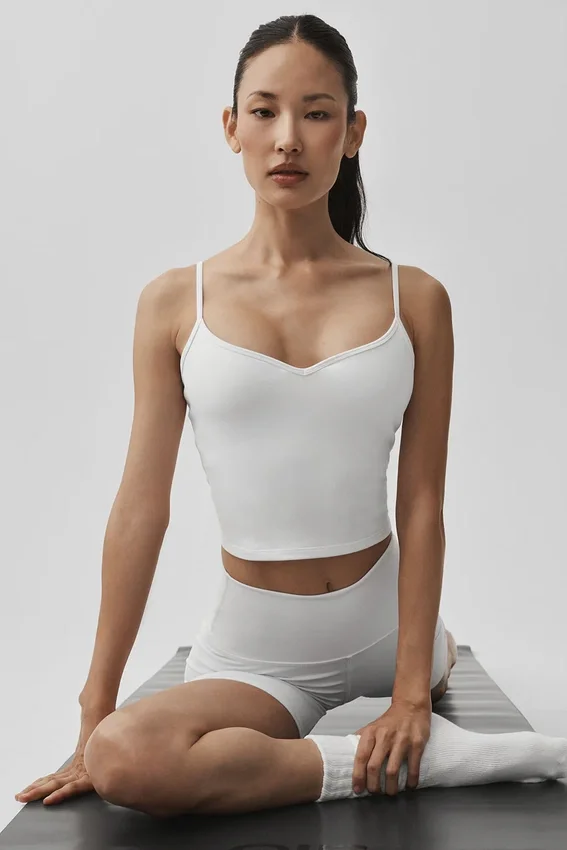 Airbrush Refined BH-Tanktop – Weiß