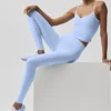 Airbrush Refined Bra Top – Helles Provence-Blau/Weiß
