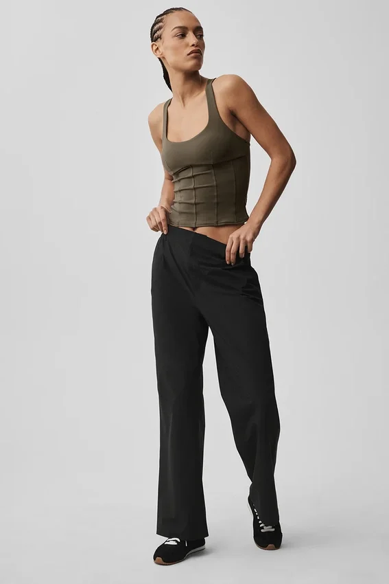 Airbrush Sparks Fly Korsett-Tanktop – Olive Tree