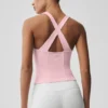Airbrush Sparks Fly Korsett-Tanktop – Vintage Pink