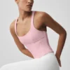Airbrush Sparks Fly Korsett-Tanktop – Vintage Pink