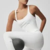 Airbrush Sparks Fly Korsett-Tanktop – White