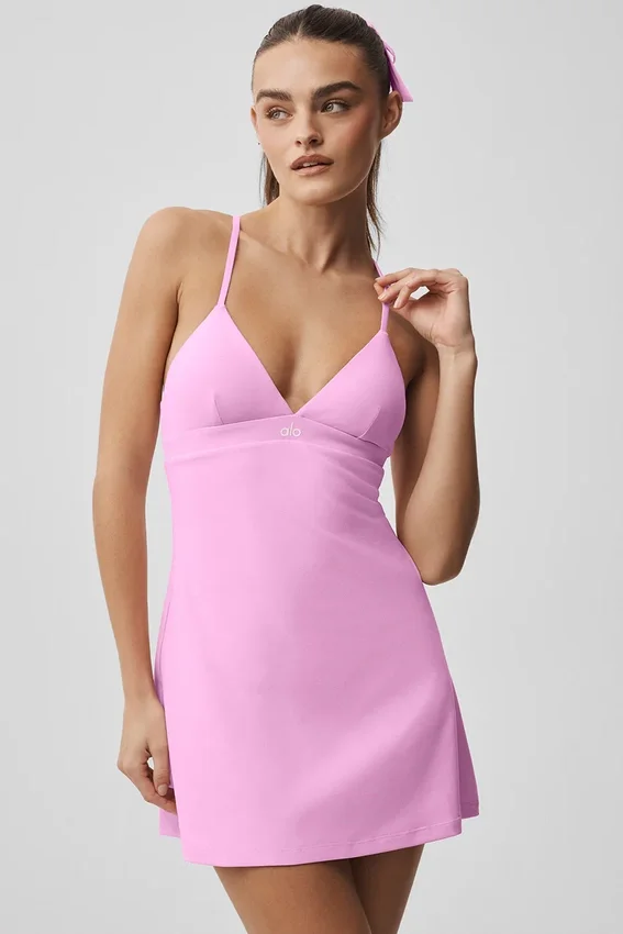 Airbrush Splendor-Kleid – Candy Heart Pink