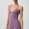 Airbrush Splendor-Kleid – Plum Kiss