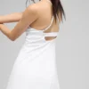 Airbrush Splendor-Kleid – Weiß