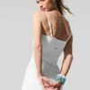 Airbrush Streamlined-Kleid – Weiß/Weiß