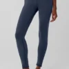 Airbrush Winter Warm High-Waist Nocturne Leggings – Marineblau