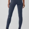 Airbrush Winter Warm High-Waist Nocturne Leggings – Marineblau
