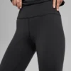 Airbrush Winter Warm High-Waist Nocturne Leggings – Schwarz