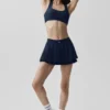„Double or Nothing“-Tennisrock – Marineblau