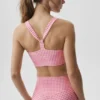Airlift Gingham Sleek BH-Tanktop – Paradise Pink Gingham