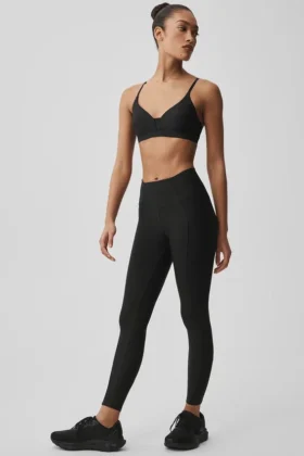Airlift High-Waist 7/8 Fine Line Leggings – Schwarz