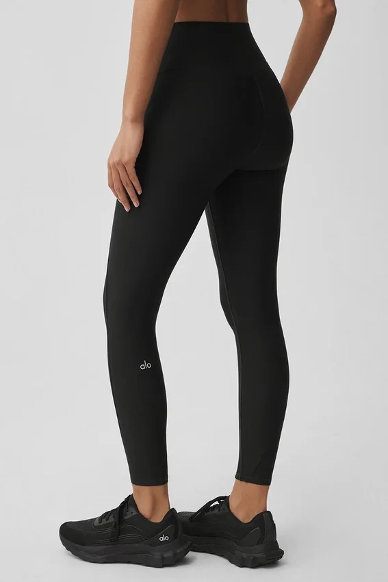 Airlift High-Waist 7/8 Fine Line Leggings – Schwarz