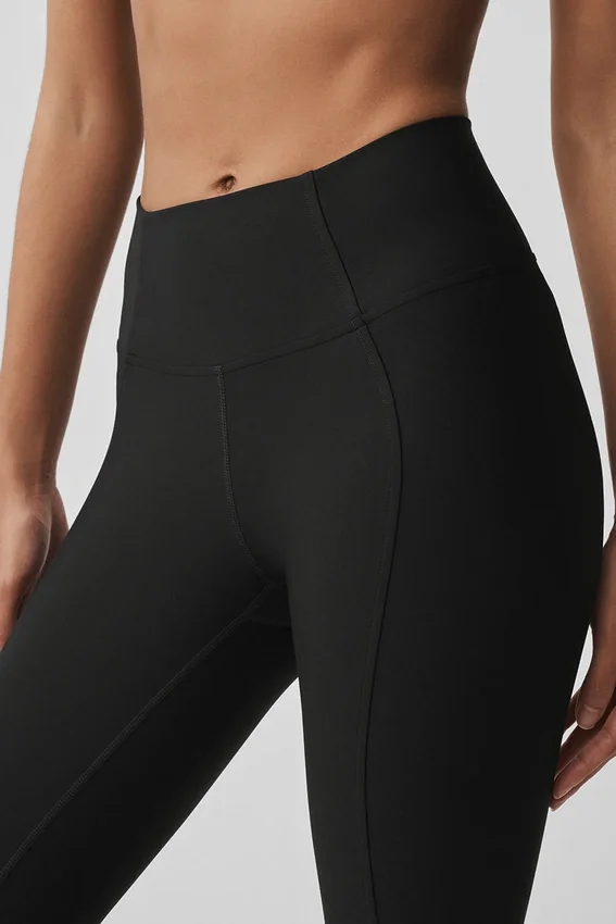 Airlift High-Waist 7/8 Fine Line Leggings – Schwarz