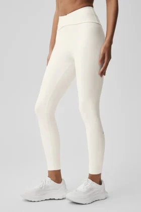 Airlift High-Waist 7/8 Horizon Leggings – Ivory