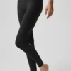 Airlift High-Waist 7/8 Horizon Leggings – Schwarz
