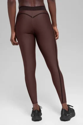 Airlift High-Waist 7/8 Line-up-Leggings – Brownstone