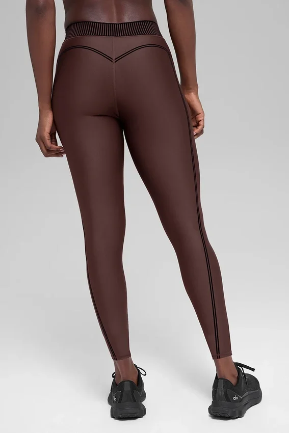 Airlift High-Waist 7/8 Line-up-Leggings – Brownstone