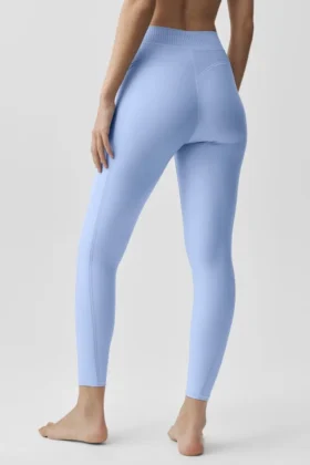 Airlift High-Waist 7/8 Line-up-Leggings – Helles Provence-Blau