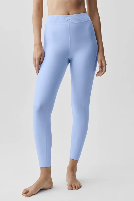 Airlift High-Waist 7/8 Line-up-Leggings – Helles Provence-Blau