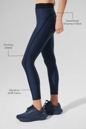 Airlift High-Waist 7/8 Line-up Leggings – Navy