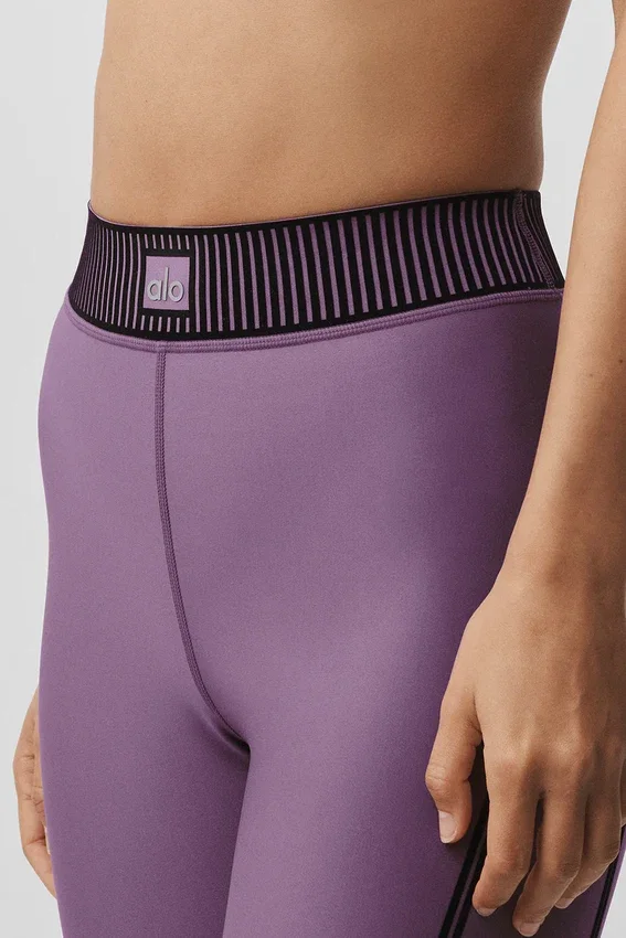 Airlift High-Waist 7/8 Line-up Leggings – Plum Kiss