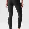 Airlift High-Waist 7/8 Line-Up-Leggings – Schwarz