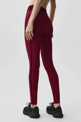 Airlift High-Waist 7/8 Line-up Leggings – Summer Romance Red