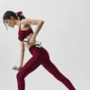 Airlift High-Waist 7/8 Line-up Leggings – Summer Romance Red