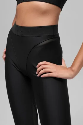 Airlift High-Waist 7/8 Rebel Leggings – Schwarz