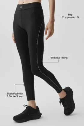 Airlift High-Waist 7/8 Speedwork Legging – Schwarz