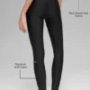 Airlift High-Waist Alignment Leggings – Schwarz/Weiß