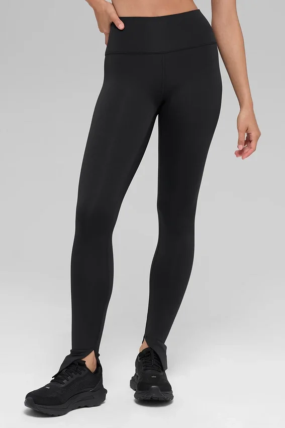 Airlift High-Waist Elongated Legging – Schwarz