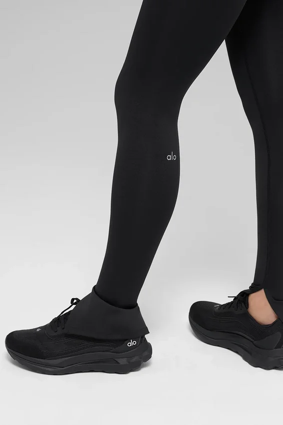 Airlift High-Waist Elongated Legging – Schwarz