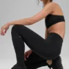 Airlift High-Waist Elongated Legging – Schwarz