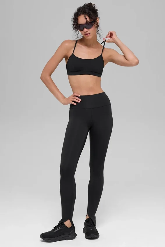 Airlift High-Waist Elongated Legging – Schwarz