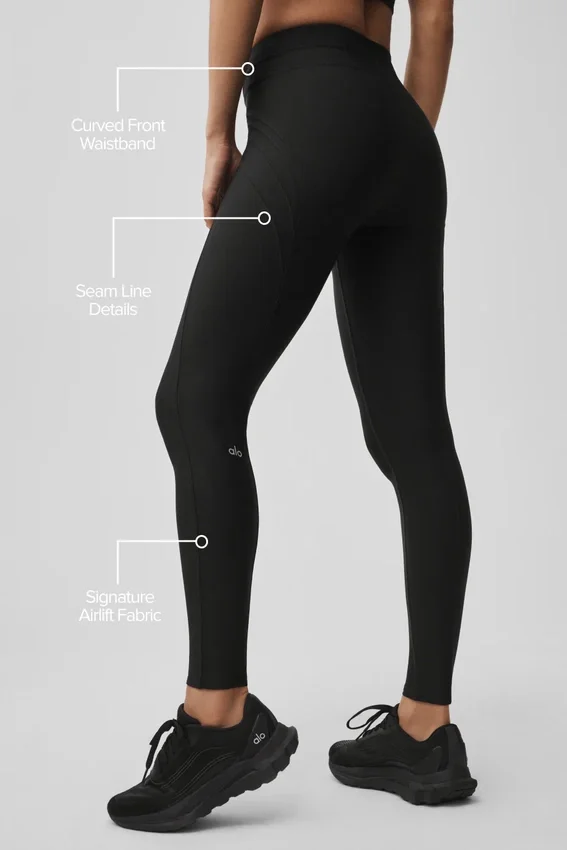Airlift High-Waist Evolve Leggings – Schwarz
