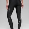 Airlift High-Waist Haven Leggings – Schwarz/Weiß
