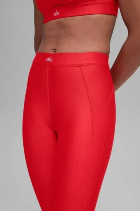 Airlift High-Waist Ignite 7/8-Leggings – Leuchtend Rot
